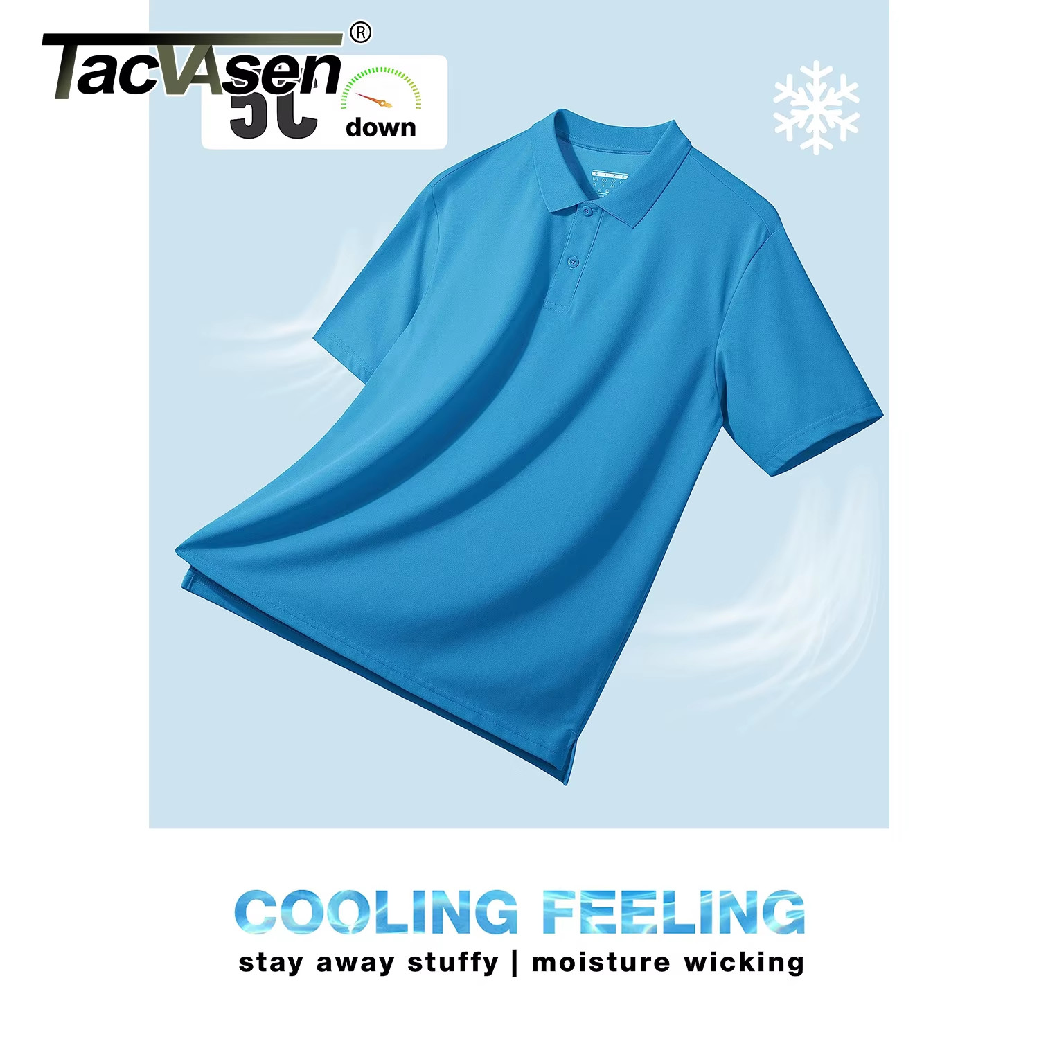 Mens Polo Shirt Short Sleeve Breathable Sports T-Shirt Summer Casual Top gallery