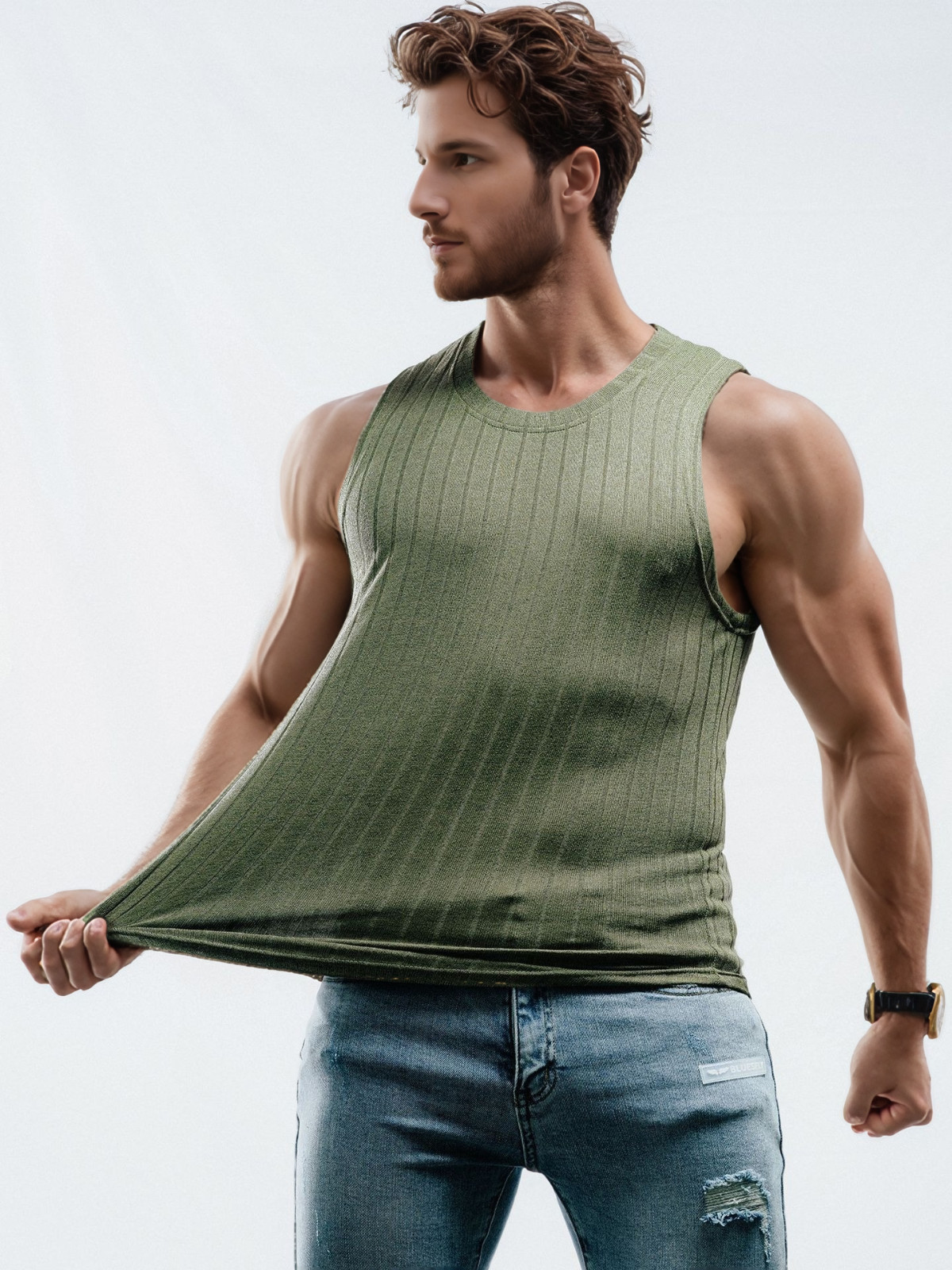 1-4 Pack Summer Gym Muscle Men's Sleeveless T-Shirt Tank Top Casual lot gallery