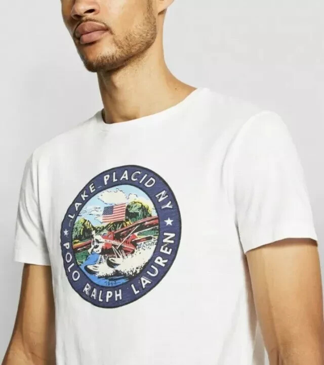NEW Polo Ralph Lauren Lake Placid Seaplane Sportsman NY T Shirt LG / XL gallery