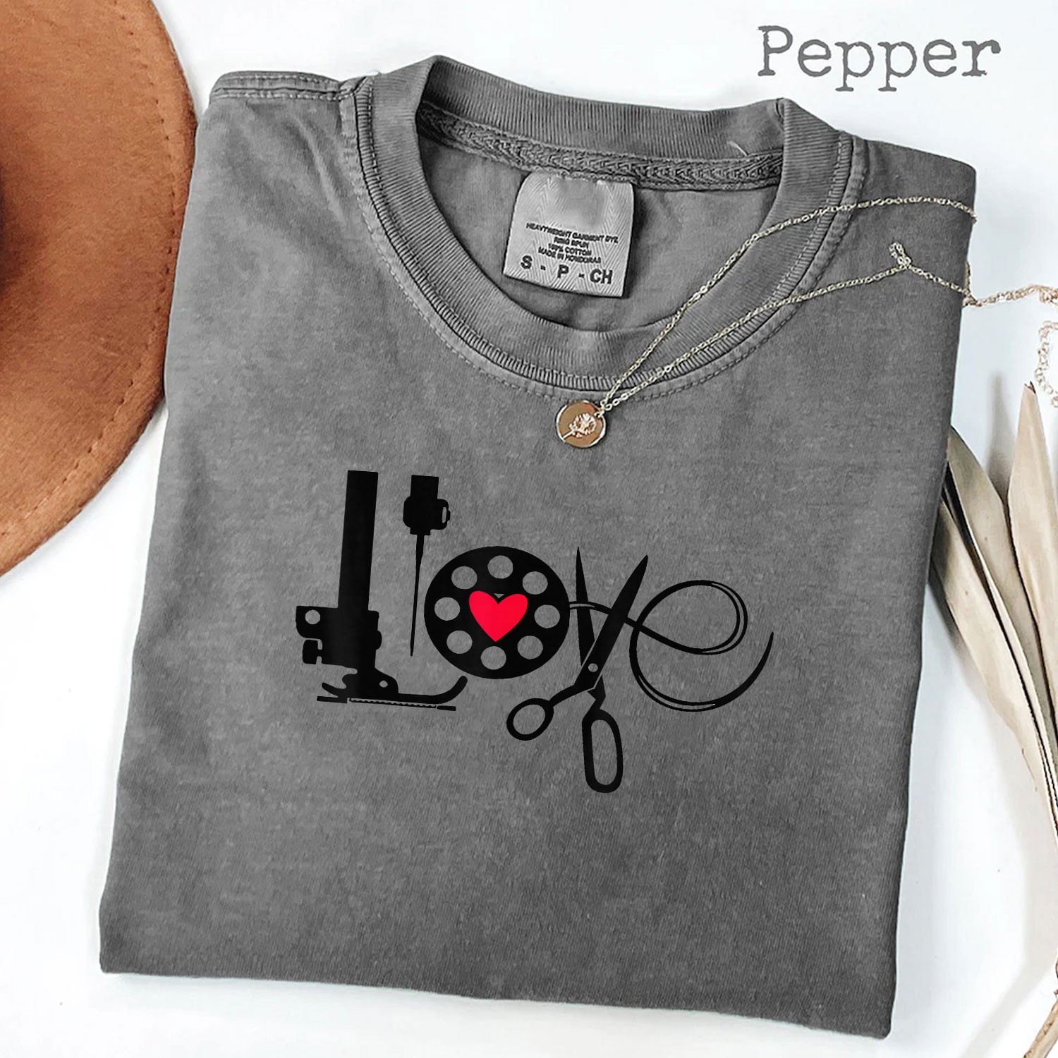 Quilting Sewing Heart Love Shirt, Quilter Sewing Lover T-Shirt Tee gallery