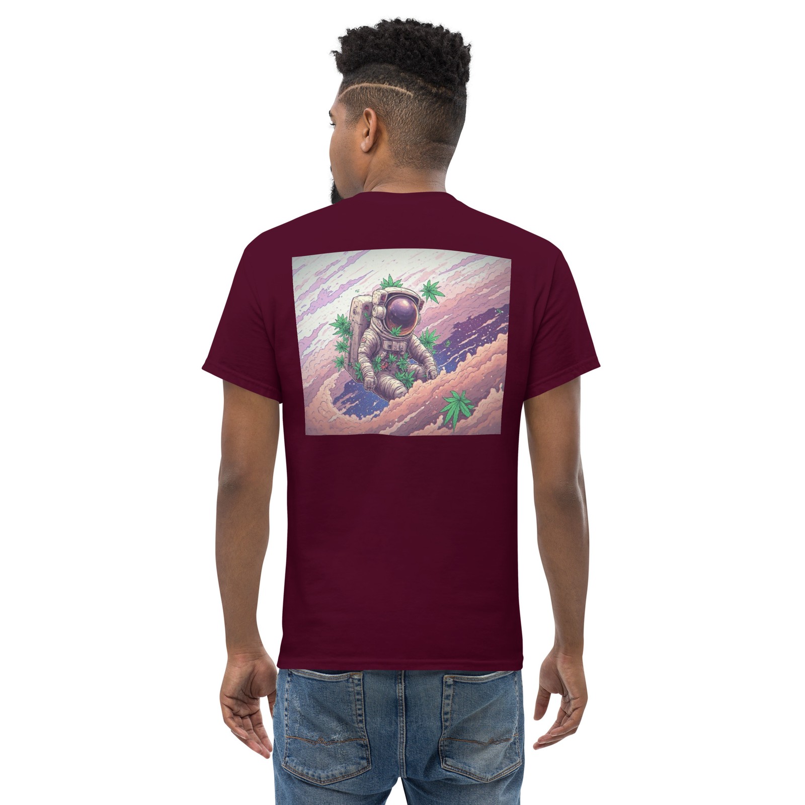 Spaceman 420 Back Print Classic Tee