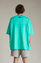Essentials, Fear Of God Oversized V-Neck Men’s T-Shirt Size Medium Mint Leaf