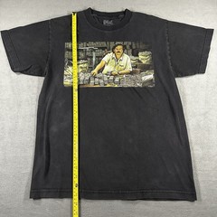 DGK Pablo Escobar Short Sleeve Graphic Crew Neck Shirt Mens Size Medium M Black