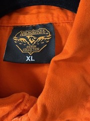 Milwaukee Performance Shirt Size XL Sleeveless Fringe Orange