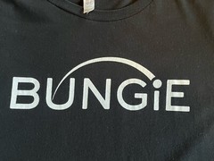 Men’s Medium Destiny 2 Bungie Video Games Experience Staff Black Cotton T Shirt