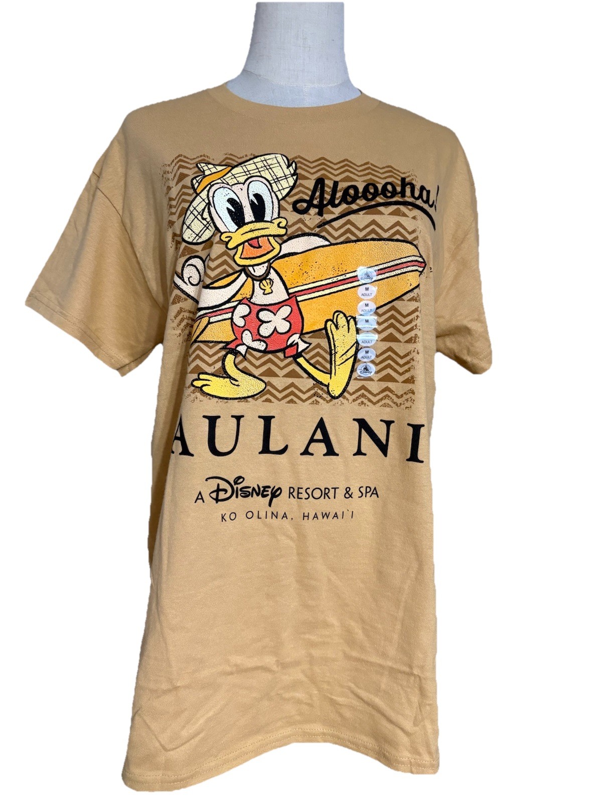 Hawaii Aulani Disney Resort Spa Aloha Donald Duck Medium T-shirt Short Sleeve gallery