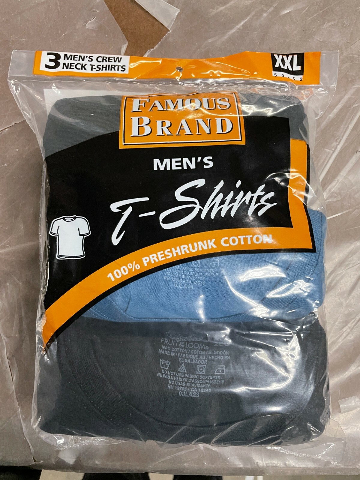 Men's T-shirts asserted colors 12 p k in famous brand bag gallery