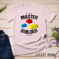 Cool Master Builder Funny Building Blocks Gift Men Women Premium Unisex T-shirt