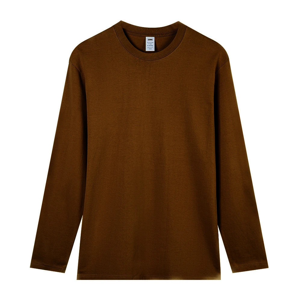 2026 New Combed Compactall Cotton Heavy Round Neck Solid Color gallery