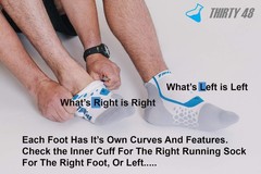 Compression Low Cut Running Socks for Men and Women | 15-20mmHg Compression (…