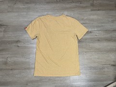 Disney Parks Original Mickey Mouse Yellow Sz S Crew Neck T-Shirt Embroidered