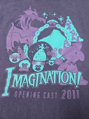 Disney Imagination 2011 Opening Cast 10 Year Anniversary Shirt XL Used
