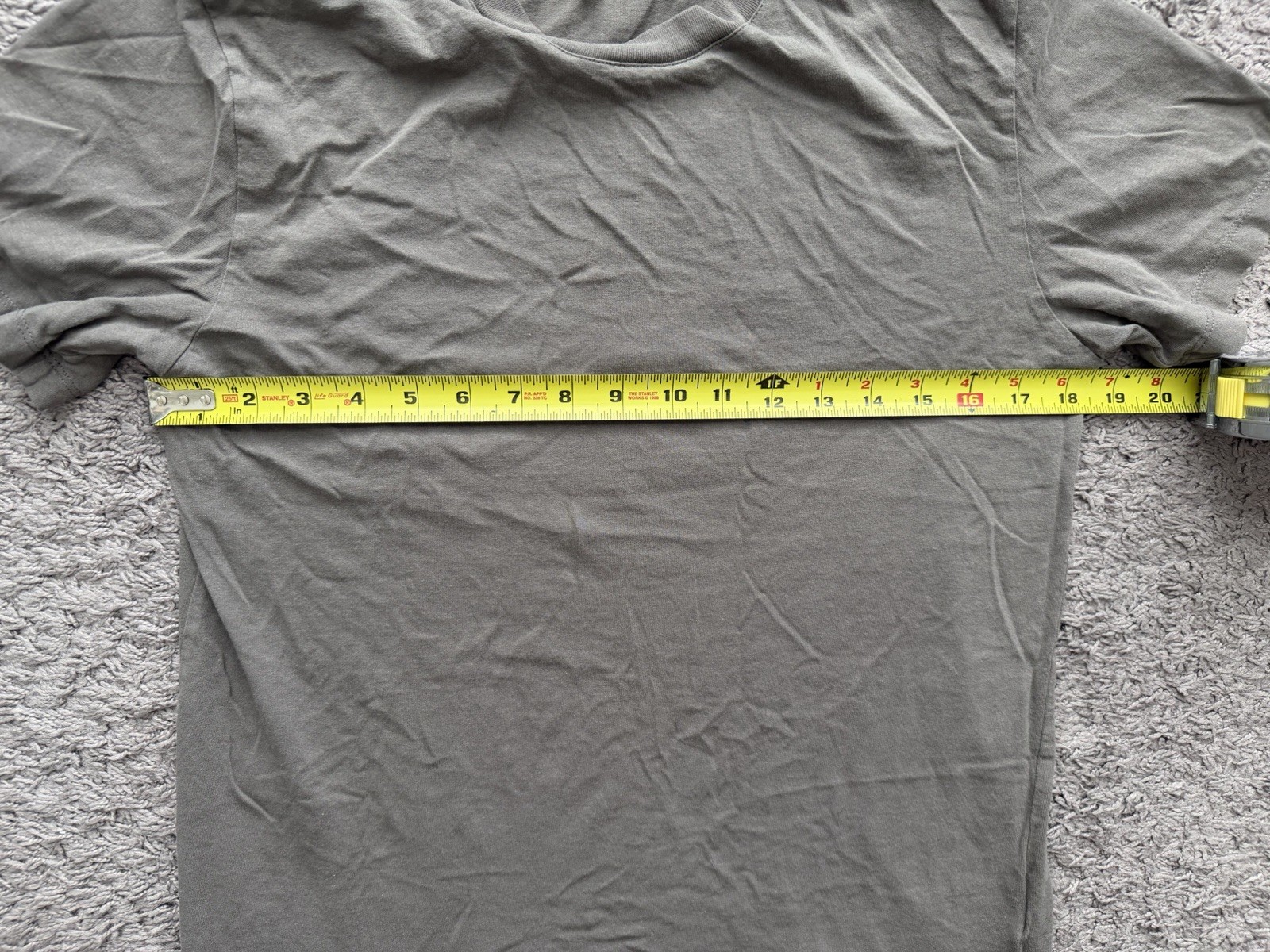 Maison Margiela T Shirt Crew Neck Short Sleeve Men's Size Small Gray gallery