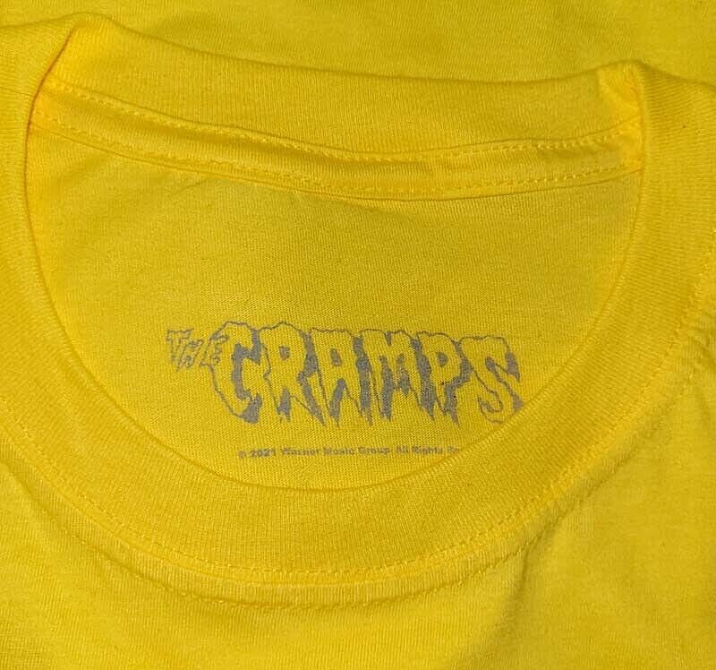 Authentic The Cramps Bad Music for Bad People Yellow Band T-Shirt badhabitmerch gallery