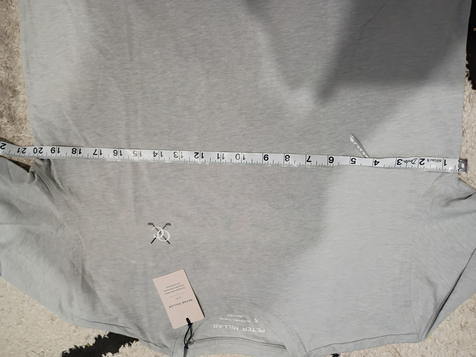 Peter Millard T-shirts Size X S And S Blue And Gray Stretchable Pima Cotton gallery