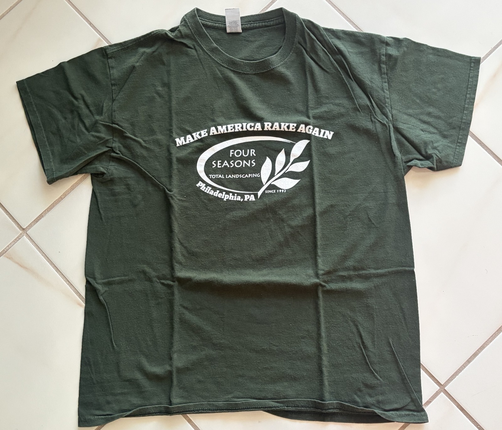Anti-Trump Four Seasons Total Landscaping Philly T-shirt Make America Rake Again