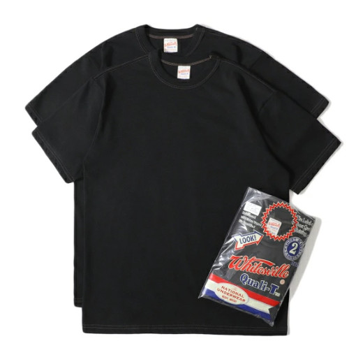 Whitesville 2 Pack T Shirt WV73544 Made in Japan Toyo Enterprise New Black White gallery