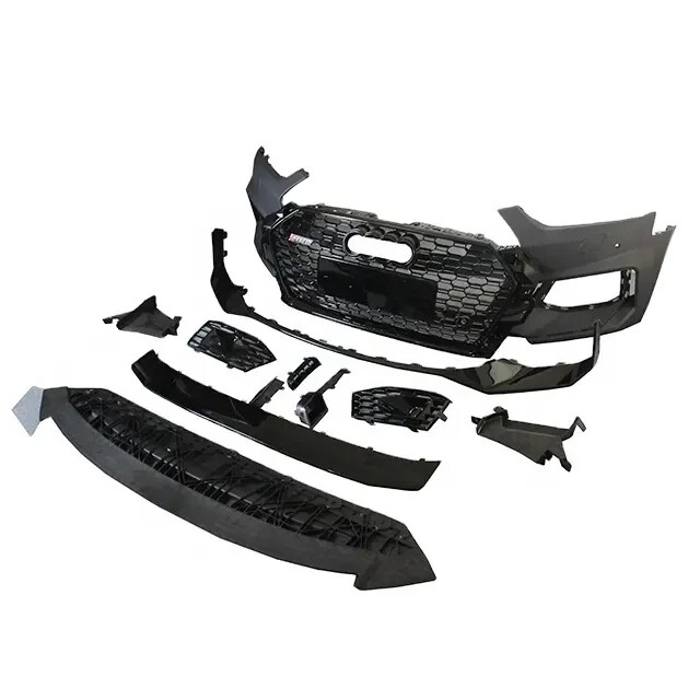RS5 Style aftermarket Front Bumper kit with grilles, fits Audi A5/S5 B9 2018/19