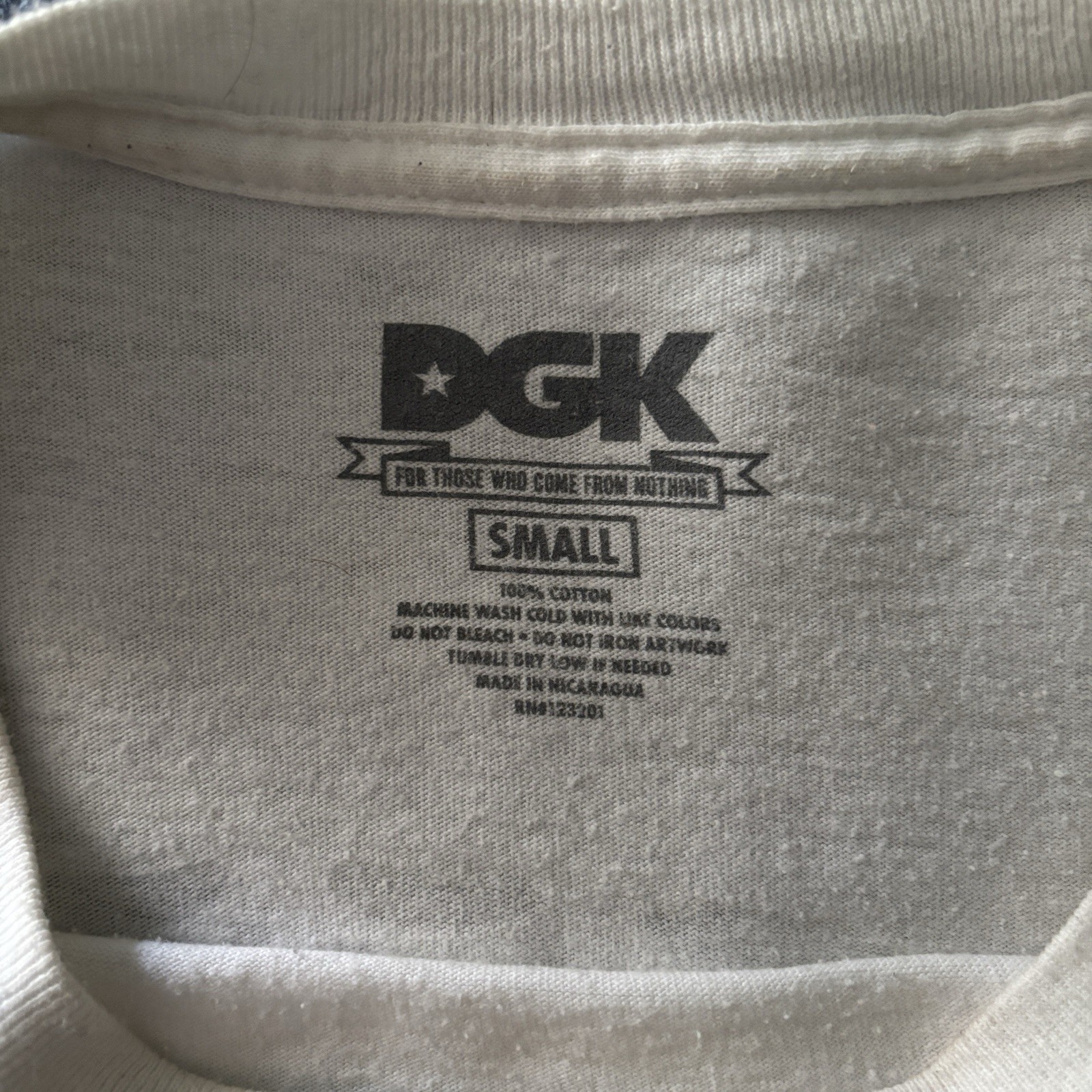 DGK Blessed Virgin of Guadalupe Graphic Men's T-Shirt Beige Short Sleeve Small S gallery