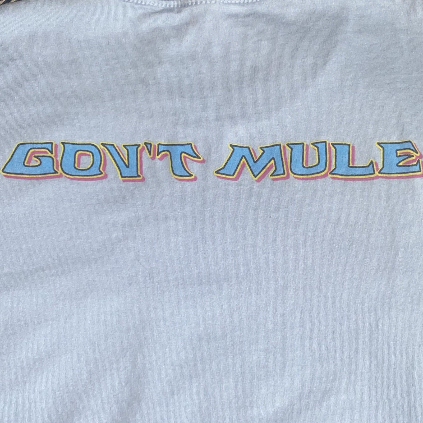 GOV’T MULE Beetle Licensed Southern Blues Rock T-Shirt 2023. SMALL (NV) Preowned gallery