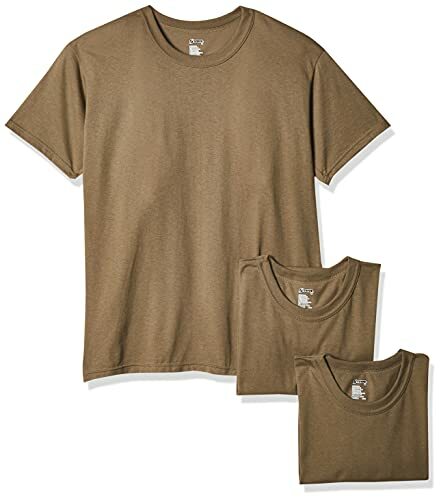 Soffe Men's 3 Pack Short Sleeve - USA Made Poly/Cotton Military Tee gallery