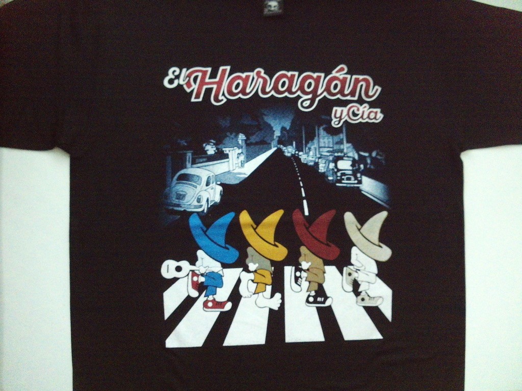 EL HARAGAN SHIRT,EL TRI LIRAN ROLL BANDA BOSTIK INTERPUESTO ROCK URBANO SUR 16