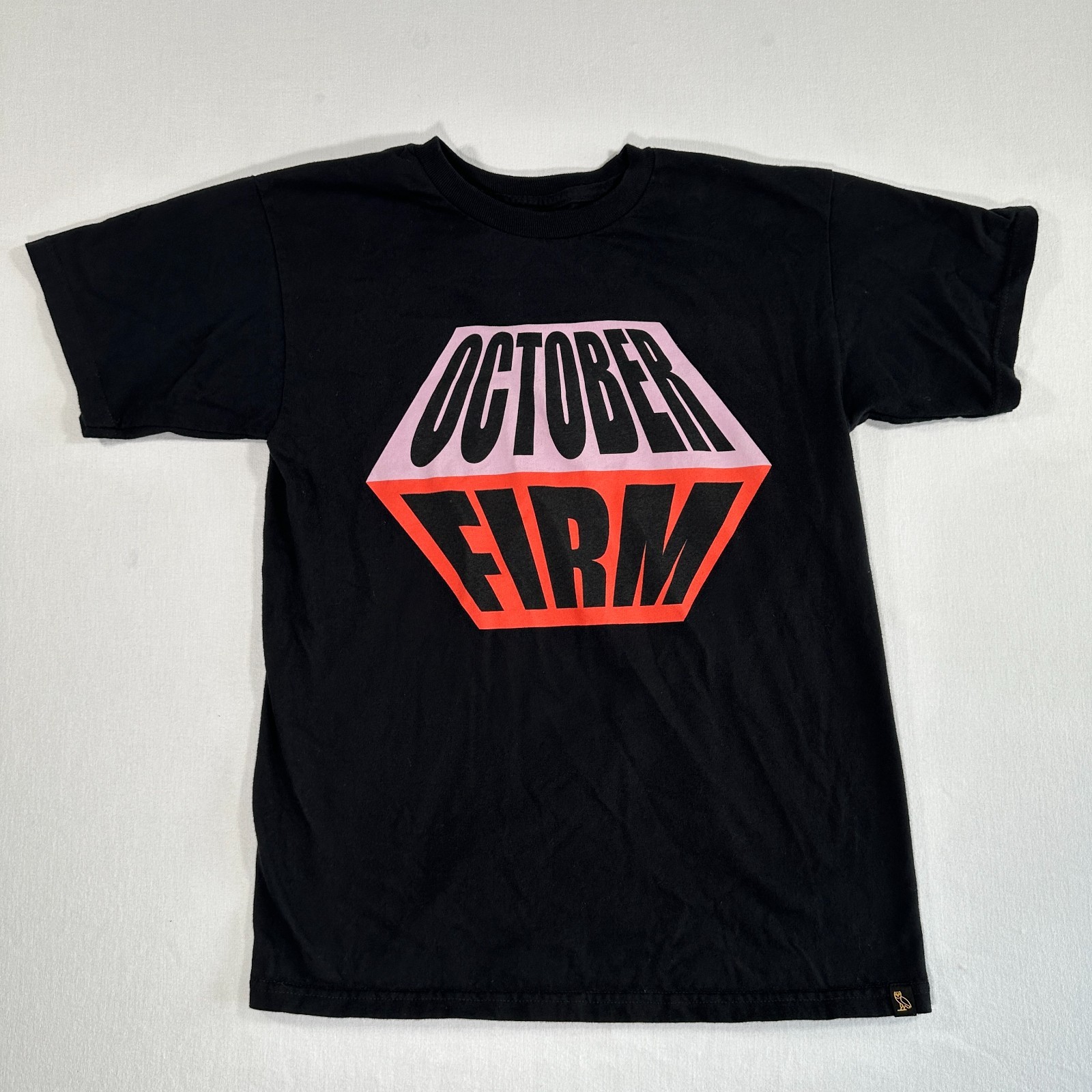 OVO Mens October Very Own Firm Rare Black T-Shirt Size S