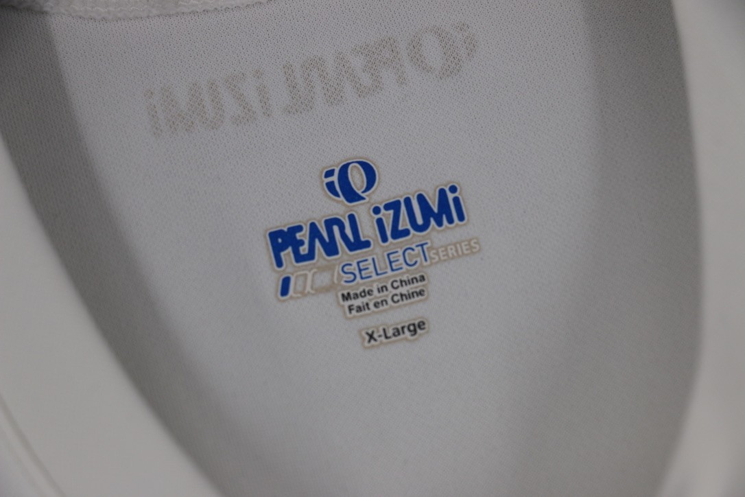 Pearl Izumi Select Series Cycling Jersey Men's XL White Black Short Sleeve Shirt gallery