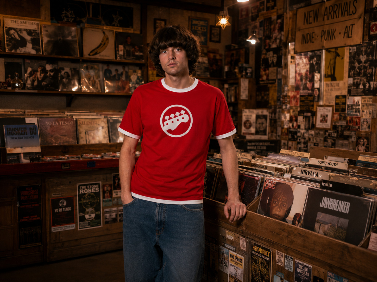 Ringer T-Shirt Costumes Heart Skull SARS Guitar 4.5 Scott Pilgrim Shirts 4 1/2 gallery