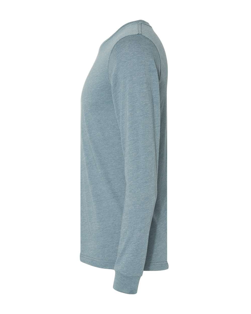 Bella Canvas 3501CVC Long Sleeve T-Shirt Unisex Color is Heather Slate gallery