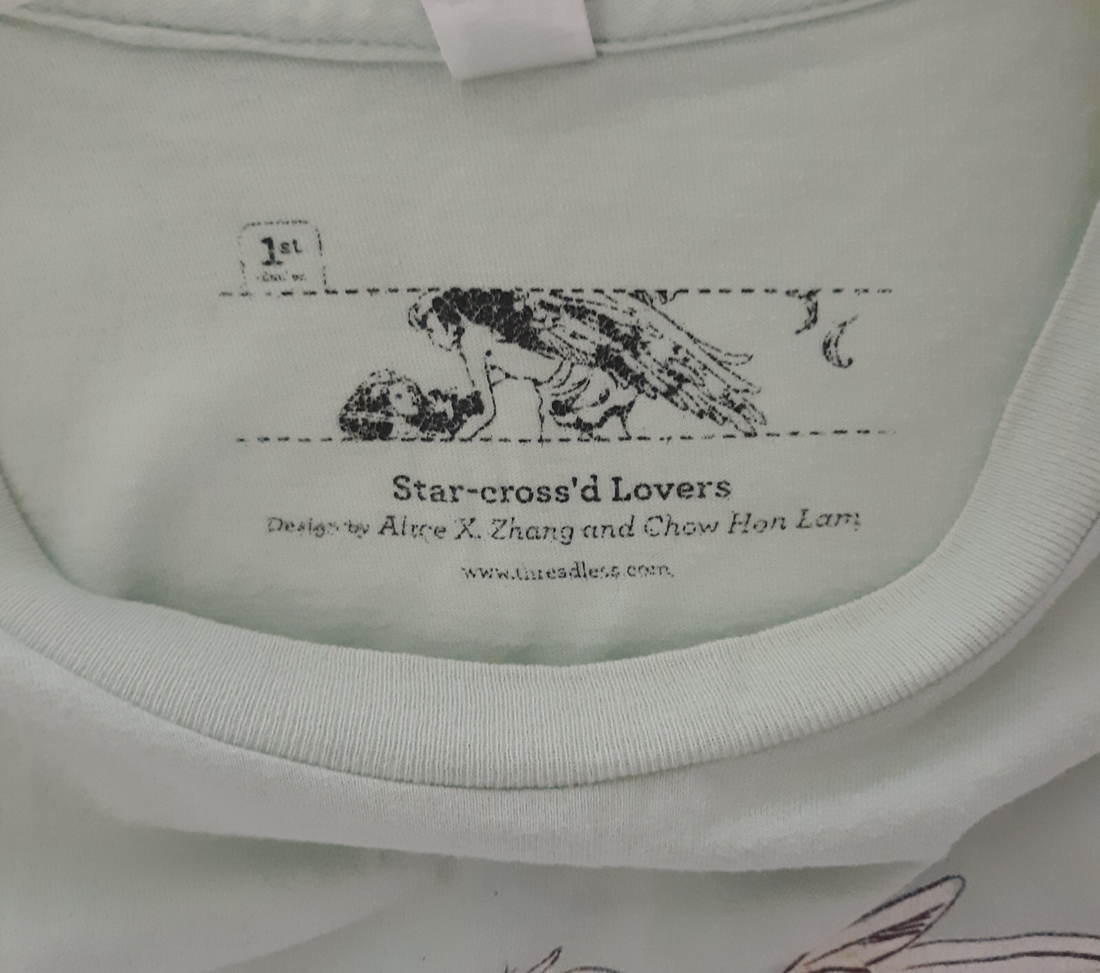 Alice X Zhang Mermaid Angel T-Shirt Size 2XL Lovers Romance Fantasy Art To Wear gallery