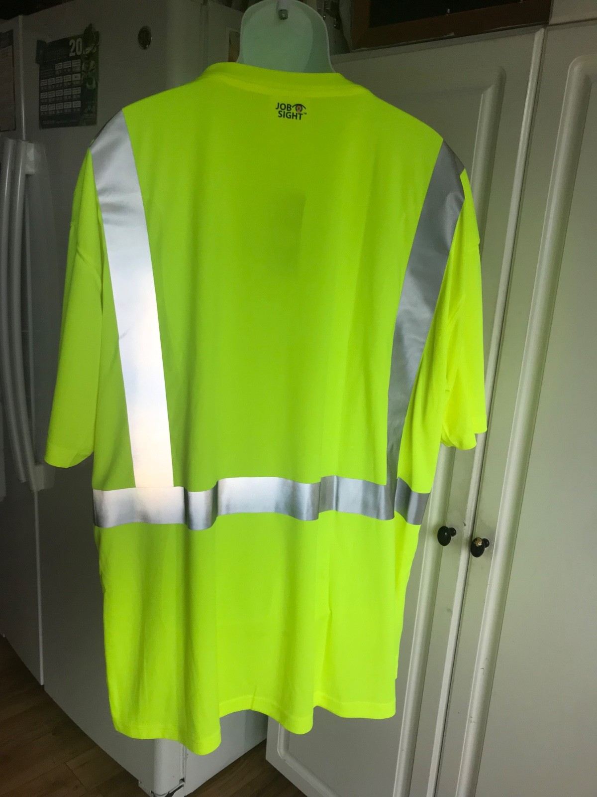 New Reflective Bright Yellow/Green Tingley Short Sleeve Shirt Mens Size 4XL gallery