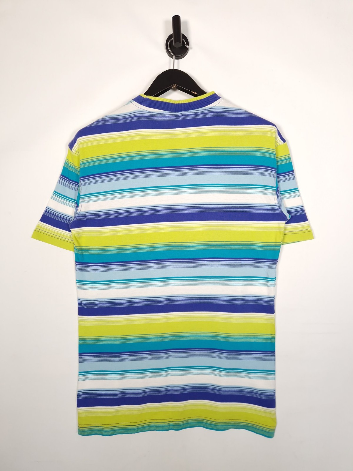 Ellesse T-Shirt Size Small Men's Multicoloured Striped Cotton Casual Crew Neck gallery