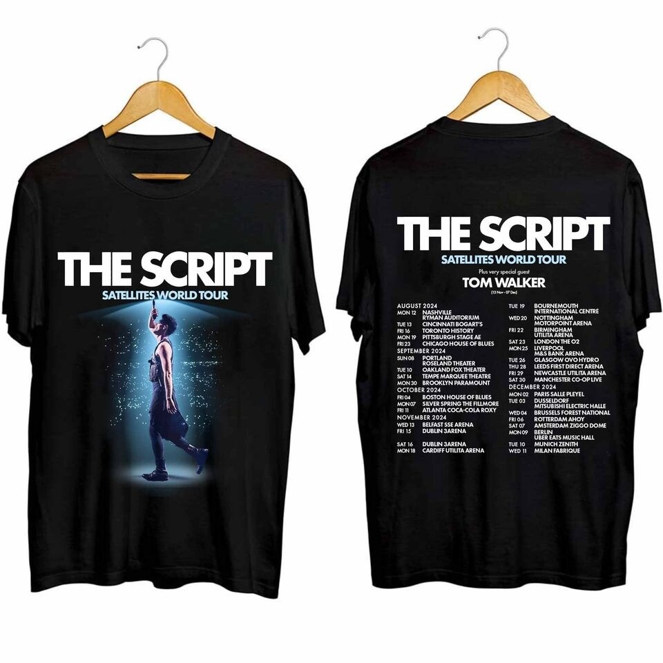 The Script – Satellites World Tour 2024 T-Shirt N1410_14