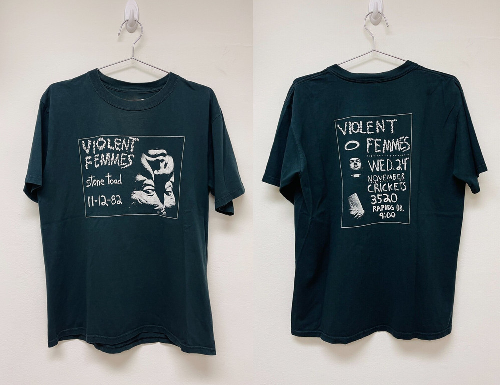 At Stone Toad Milwaukee Violent Femmes Double Sided T-Shirt BL2.612