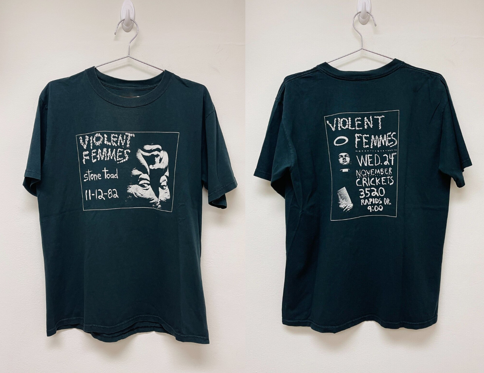 At Stone Toad Milwaukee Violent Femmes Double Sided T-Shirt BL2.612