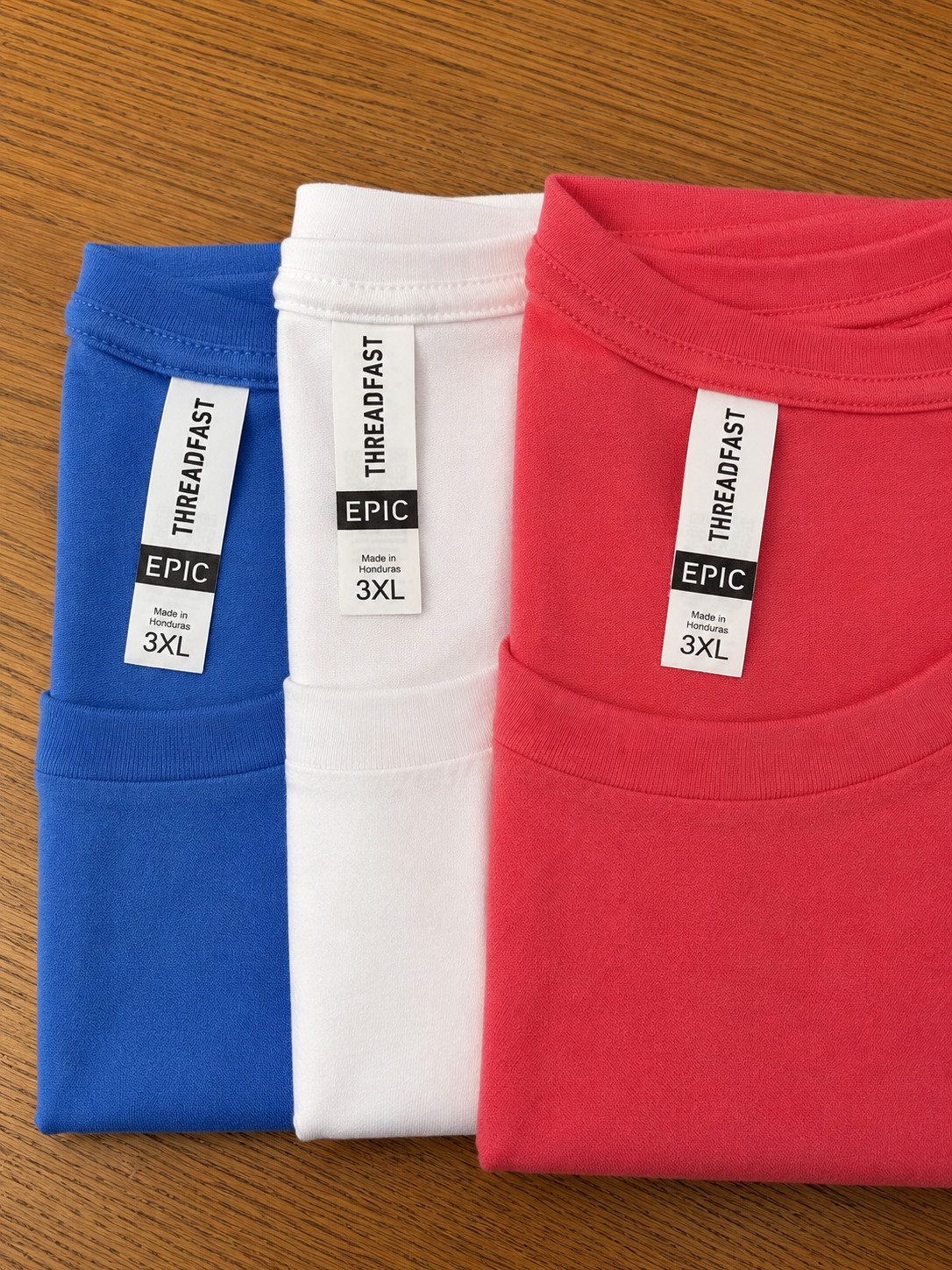 Threadfast Red, White & Blue TShirts 3 Pack – Size 2X 3X 4X 5X Patriotic Bundle gallery