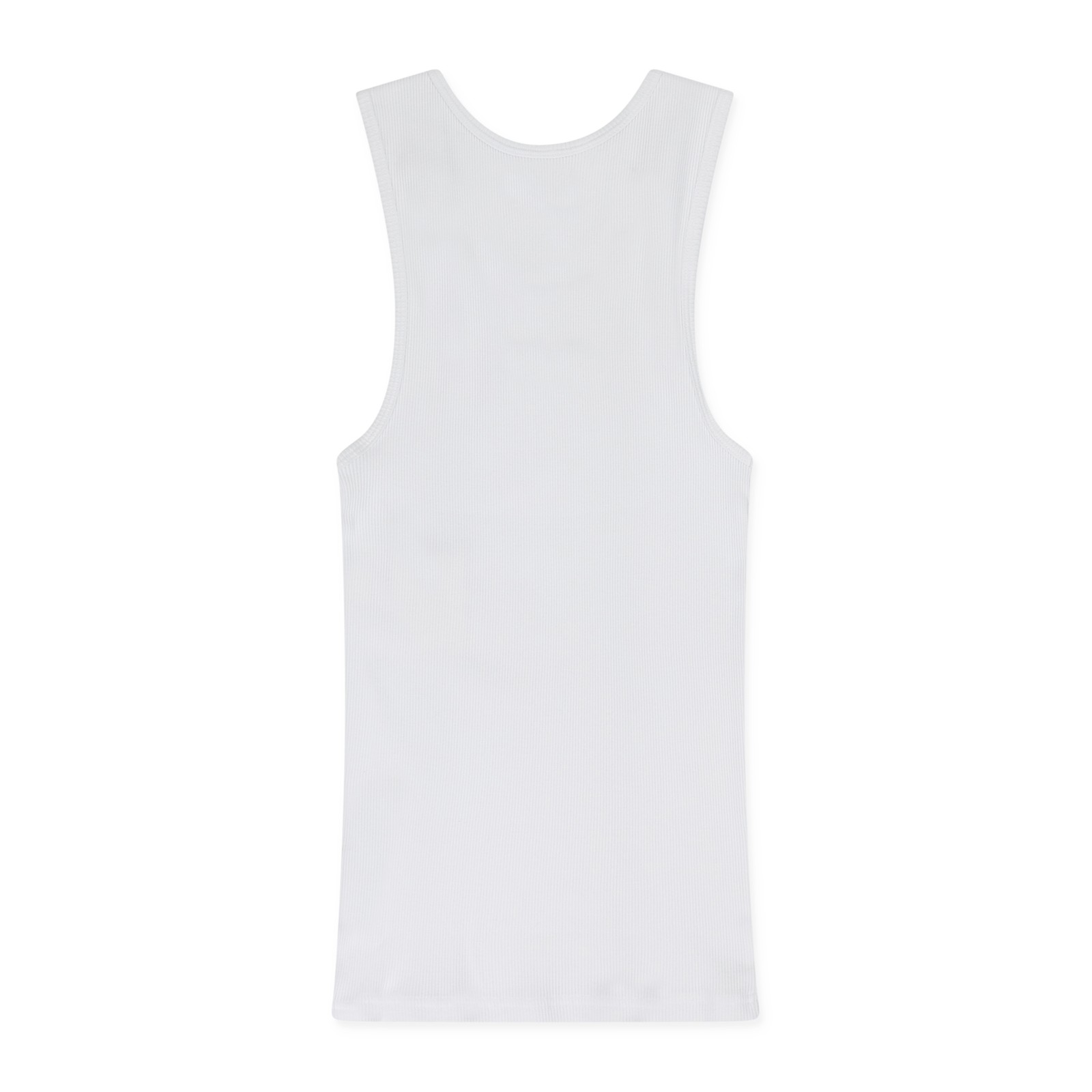 AIME LEON DORE White Embroidered Logo Tank Top SIZE S $80 gallery