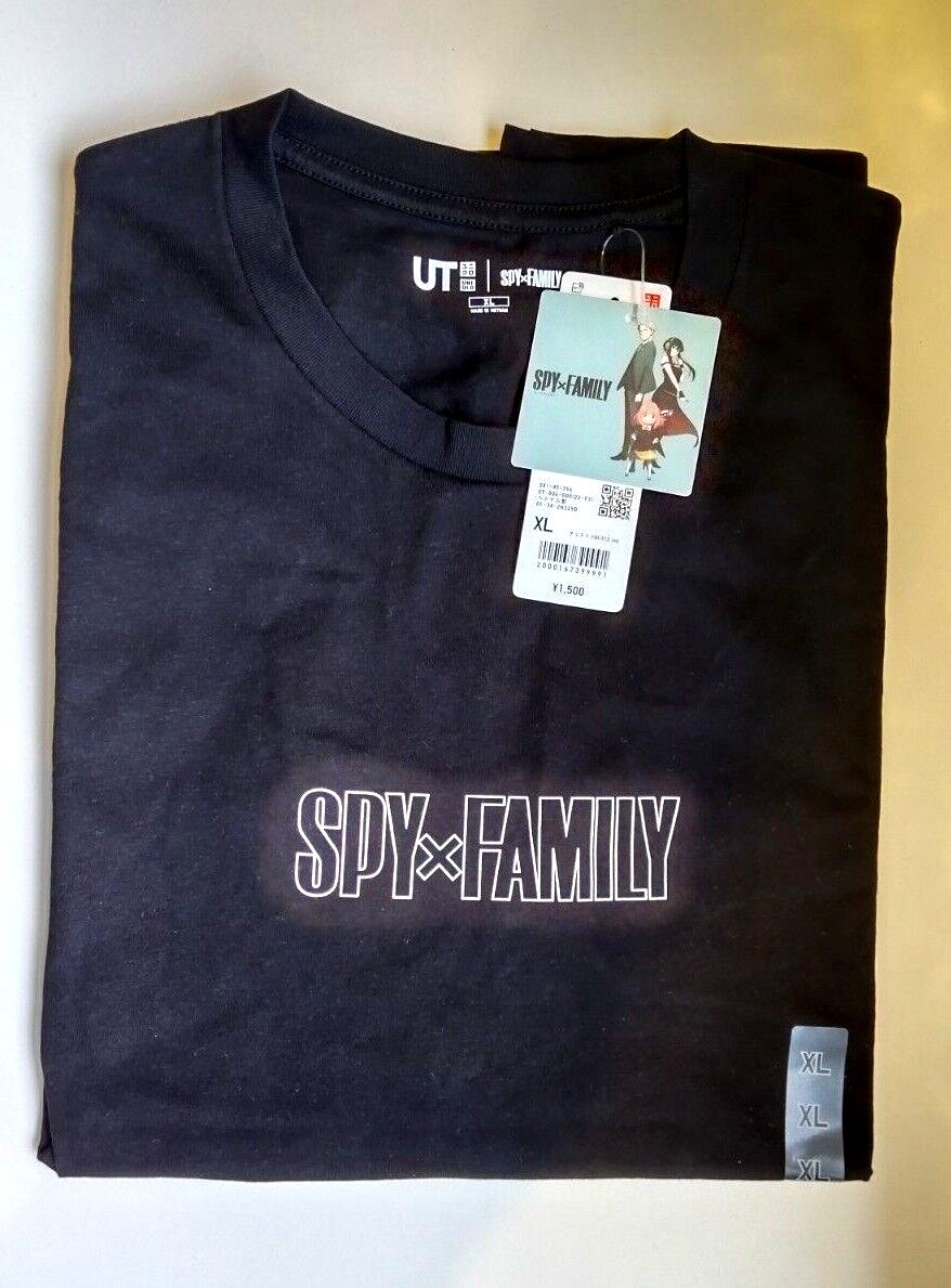SPY x FAMILY Uniqlo T-shirt Black - Japan Size - NEW!! gallery