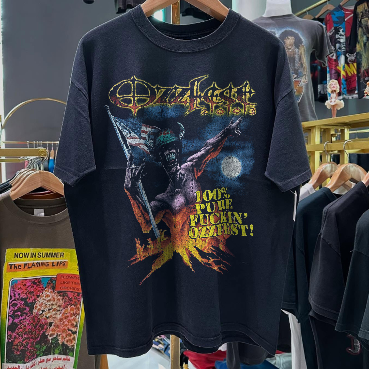 2003 Ozzfest ‘100% Pure F*ckin’ Mayhem’ Classic T-Shirt Black XL