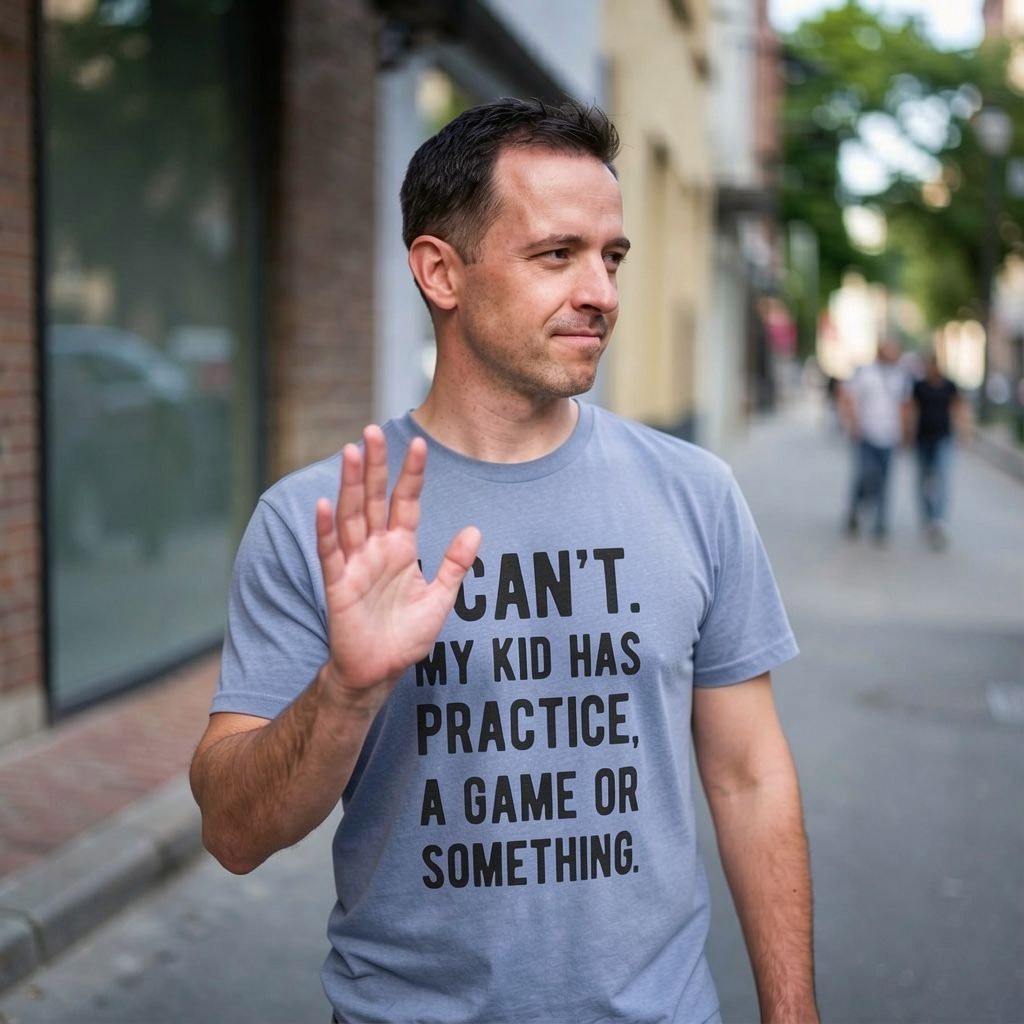 Mens I Cant My Kid Has Practice A Game Or Something T shirt Funny Fathers Day gallery