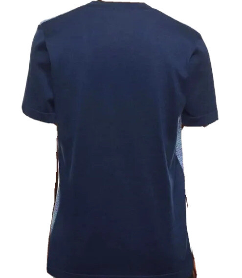 Yoon Blue Purple Striped Italy Men's T-Shirt Size Us 46 EU 56 gallery