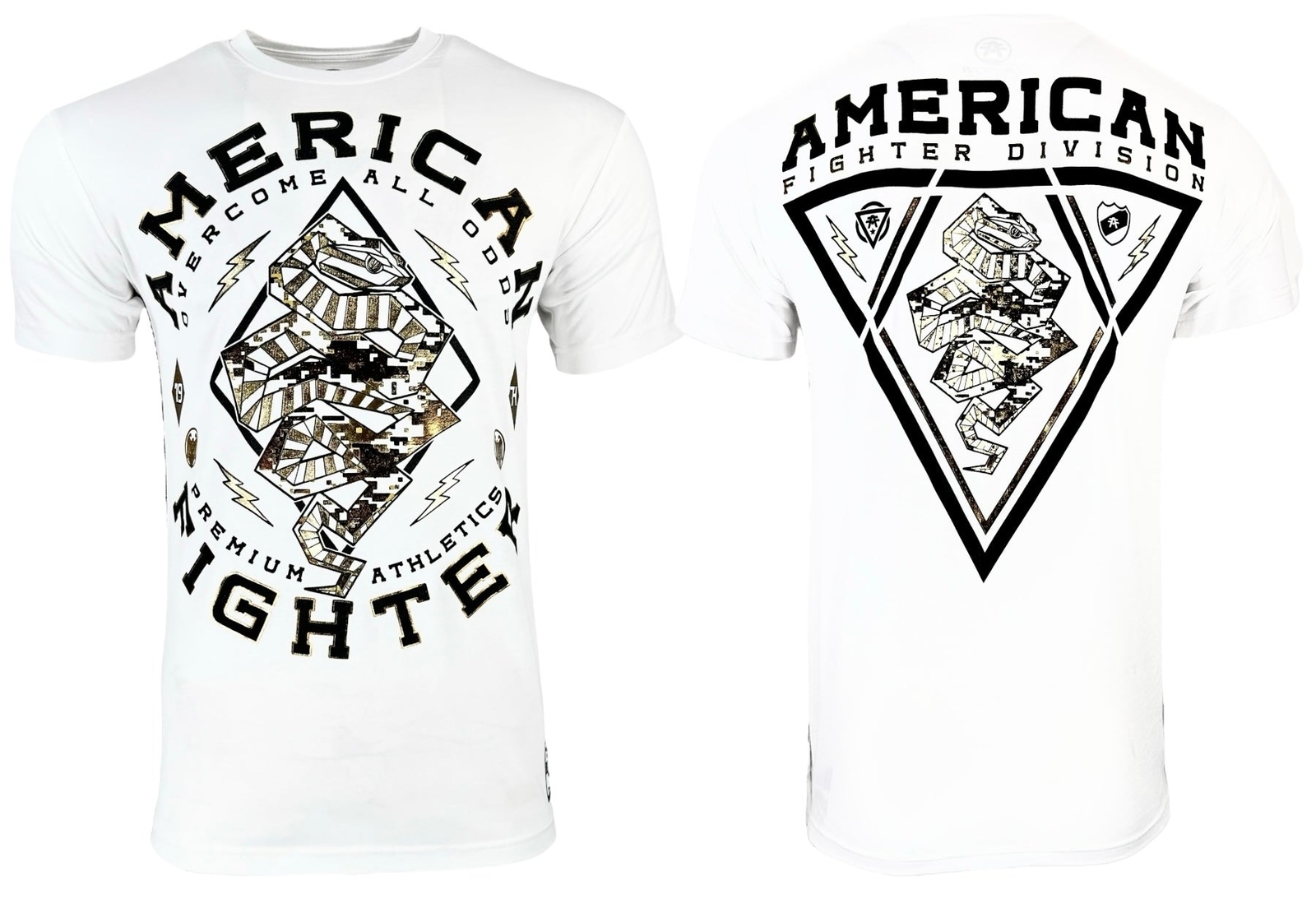 American Fighter Men's T-Shirt Densmore Premium Athletic White xS-4XL gallery