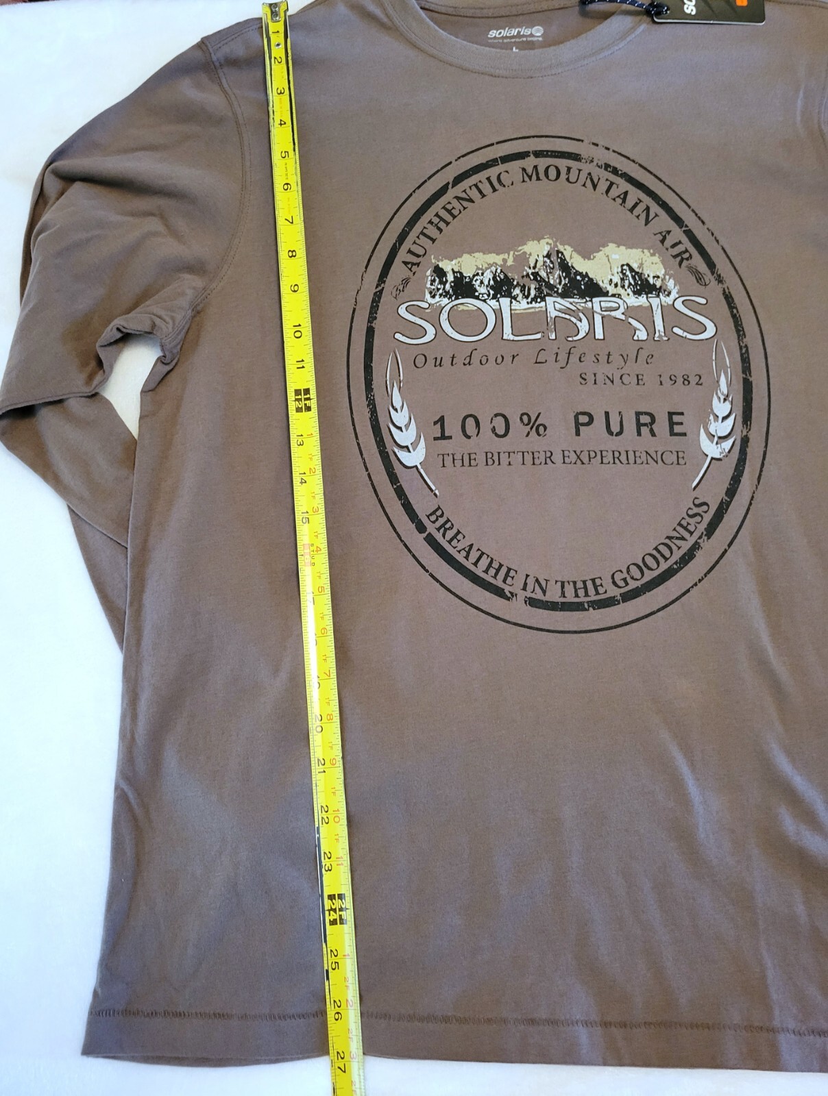 Solaris Long Sleeve Shirt Brown Large Outdoor Lifestyle Mountain New With Tags gallery