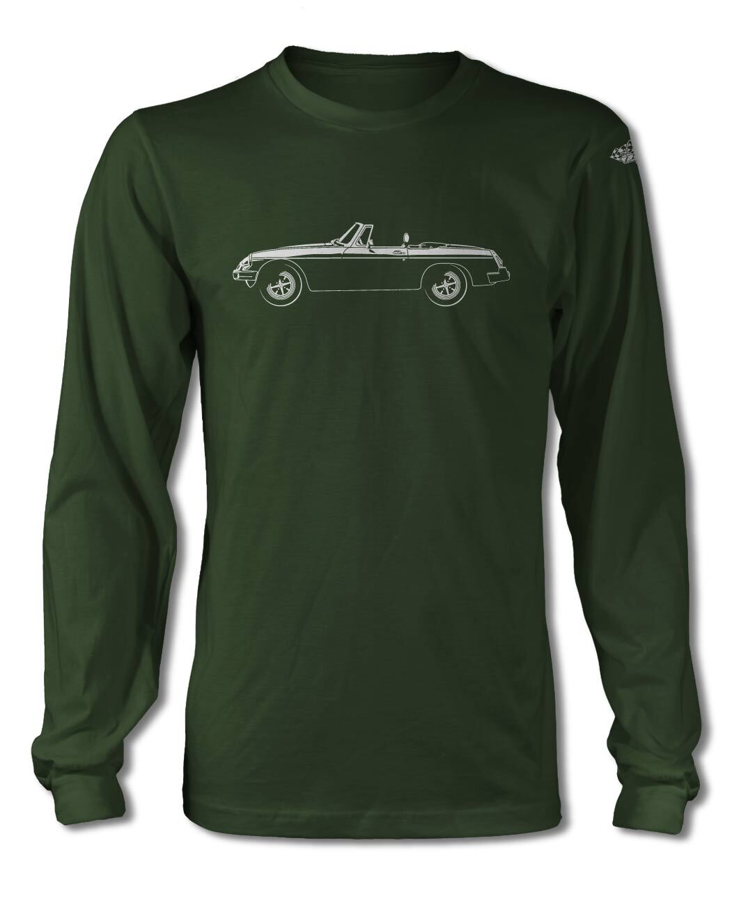 MG MGB MKIII Convertible T-Shirt - Long Sleeves - Side View gallery