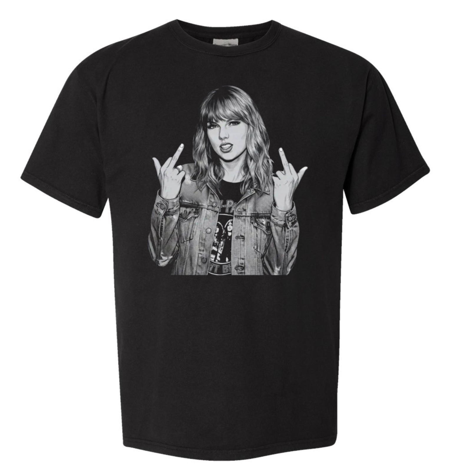 Taylor Middle Finger Soft Comfort Colors Shirt – Trendy Rep Era Aesthetic gallery