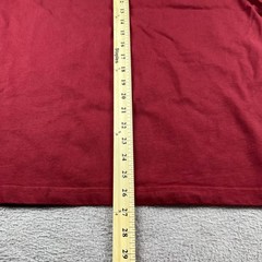 American Giant Everest T-Shirt Mens Medium Burgundy Red Heavyweight Cotton USA