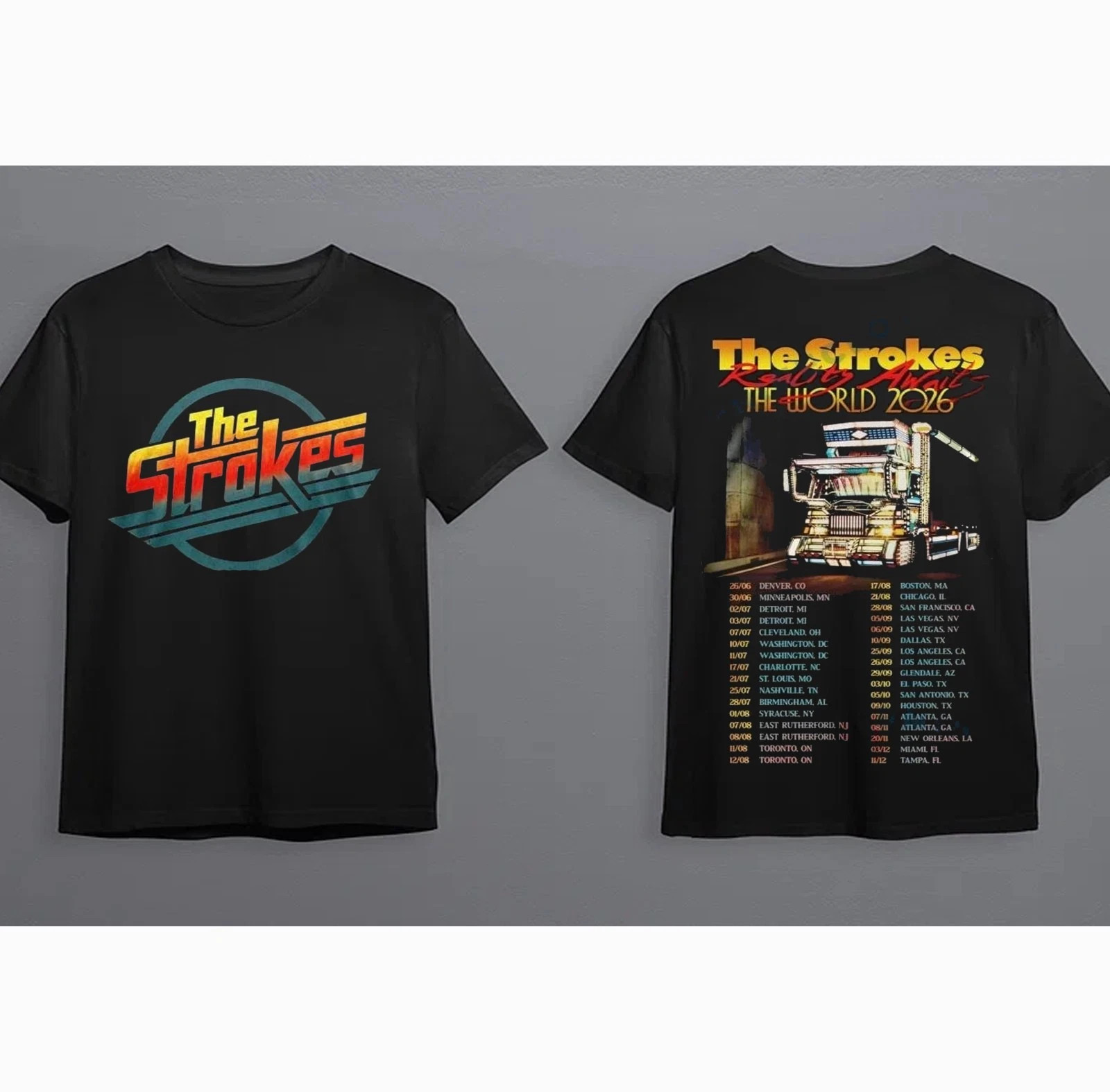 The Strokes Reality Awaits The World 2026 Hoodie Or T shirt gallery