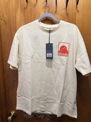 Rhude Moonlight Badge Tee Logo Graphic Crew Neck Short Sleeve T-Shirt Men M