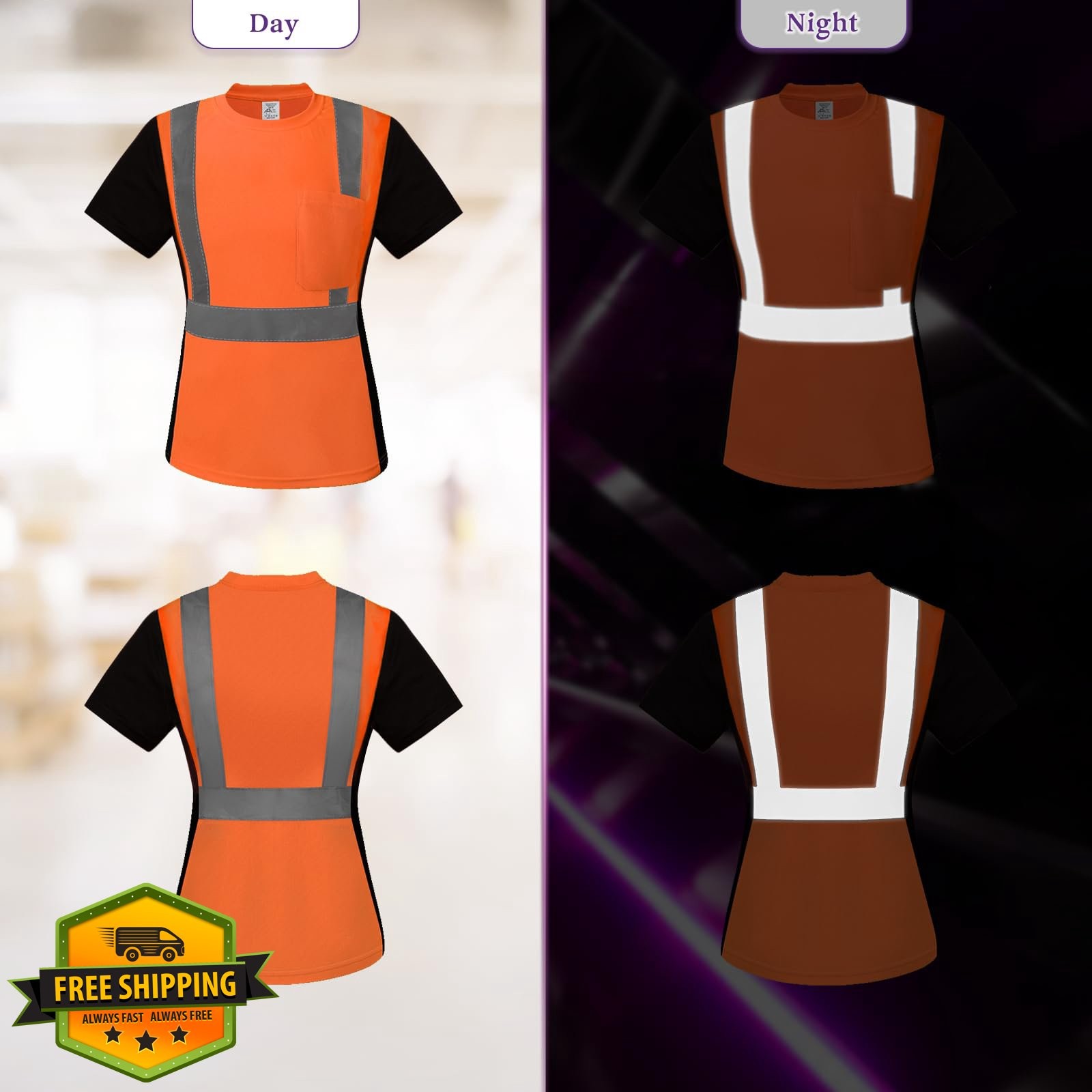 Besentinels V-orange X-Small Hi Vis Shirts gallery